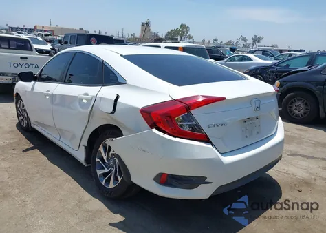 2016 Honda Civic Ex z USA, uszkodzony, nr VIN 2HGFC2F75GH562257